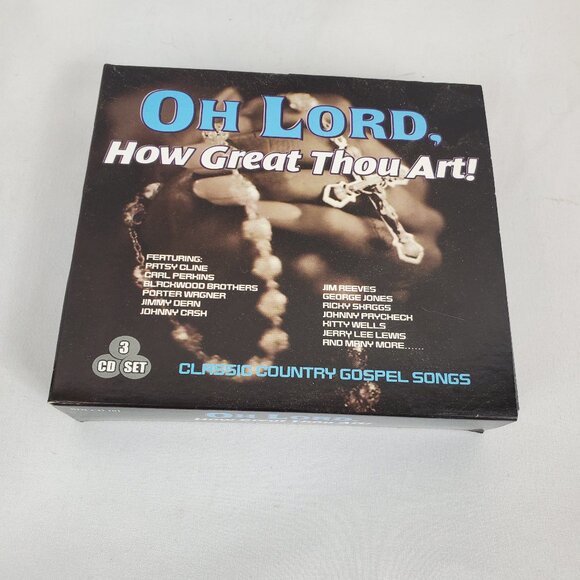 Oh Lord How Great Thou Art Classic Country Gospel Songs 3 CD Set Various Artist - Picture 1 of 7